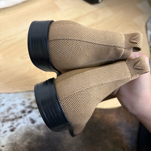 VIVAIA Square-Toe Water-Repellent Ankle Boots‎ In Nutmeg Size 40.5 - Picture 4 of 9